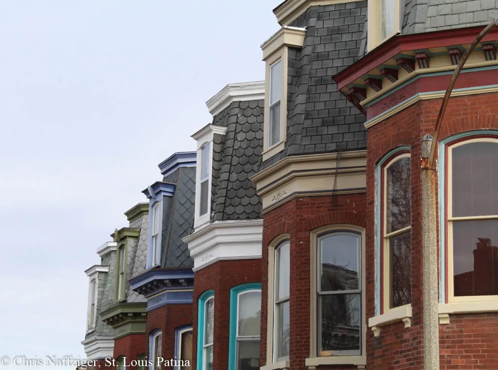 Red brick homes in Soulard
