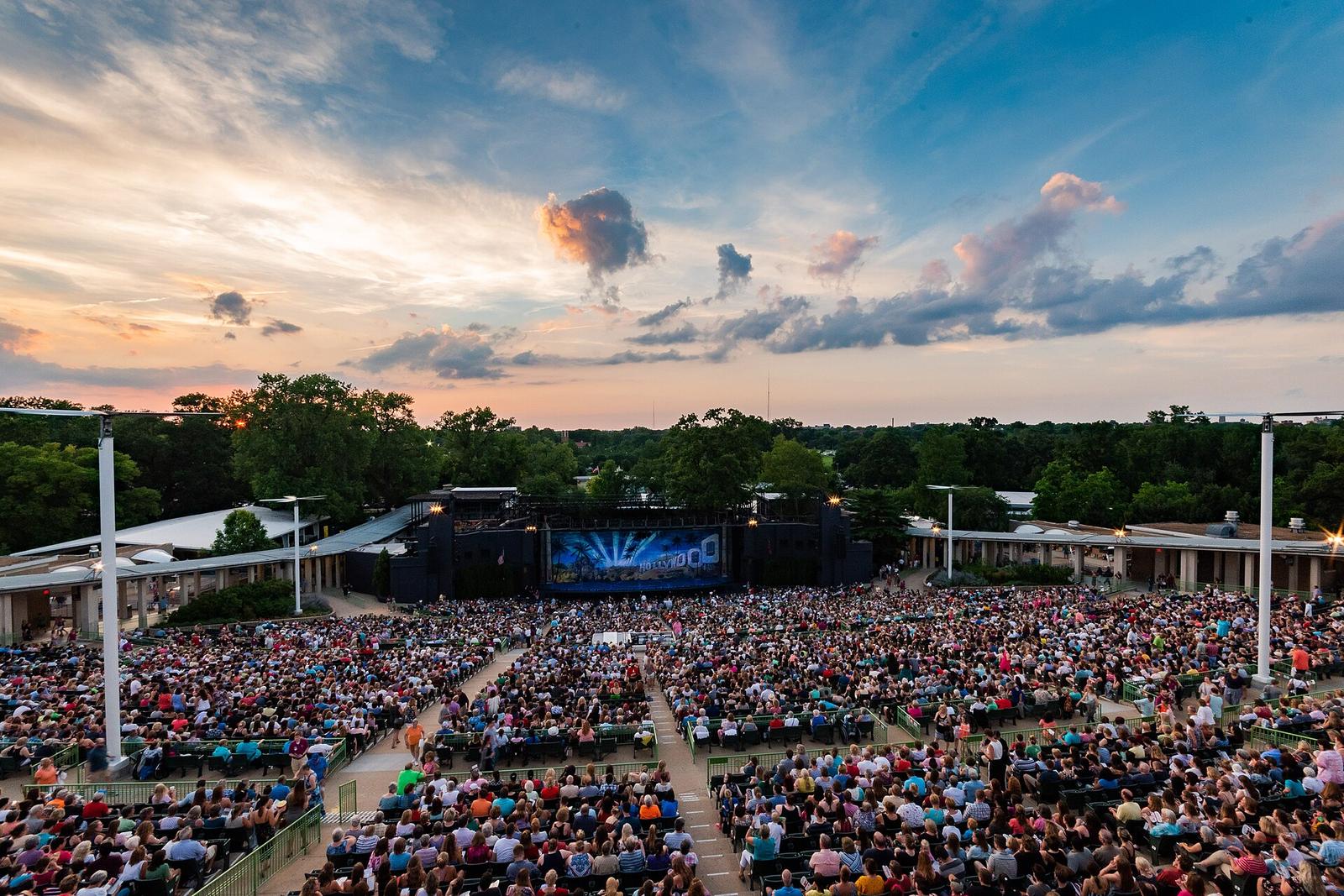 The Muny outdoor theatre in Forest Park